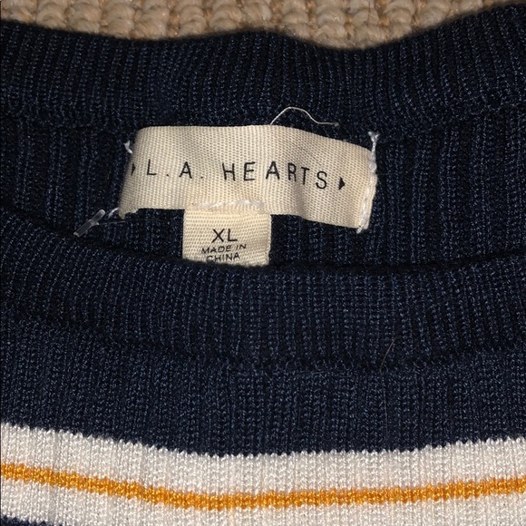 Off the shoulder Pacsun, ribbed knit, yellow - Picture 2 of 3